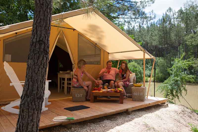 Campingplätze Südfrankreichs, Die 20 besten Campingplätze Südfrankreichs mit Glamping-Möglichkeiten