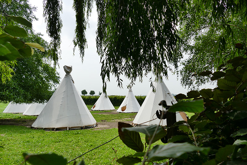 Glamping Tipi’s aan de molen